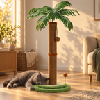 Palmformad klöspelare för katt, 85 cm – kansla sovande ro